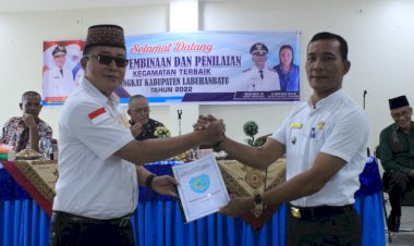 Pangkatan, Menjadi Kecamatan Terakhir Tim l Melakukan Pembinaan dan Penilaian Kecamatan Terbaik Tahun 2022