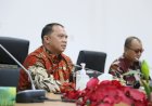 Bupati Labuhanbatu Mengikuti Rapat Virtual Melalui Zoom Meeting