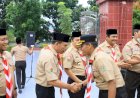 Peringati Hari Pramuka Kwarcab Labuhanbatu Ziarahi Makam Pahlawan 