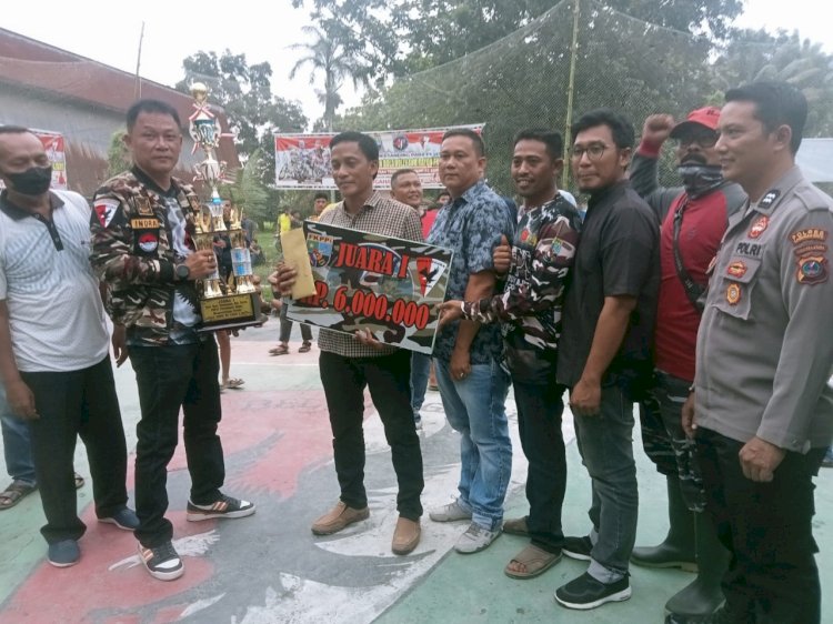 Tim Perkebunan Ajamu Raih Trophy Ketua FKPPI PC 0209/LB.