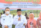 Kadis Kominfo Lakukan Monitoring Pilkades di Desa Kampung Bilah