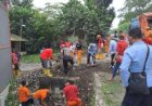 KA Rutan Kelas 1 Labuhan Deli Bersama Muspika Kecamatan Medan Deli Kerja Bakti Bergotong Royong
