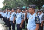 Petugas Kelas 1 Medan Pimpin Apel Pagi Untuk Melakukan Cek Riek.