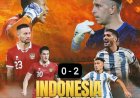 Kekalahan Pertama Indonesia Melawan Argentina