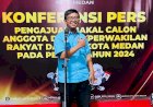 Bacaleg Gelora Islahuddin Resmi Mendaftar di KPU Kota Medan