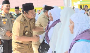 Pemko Sambut Kepulangan Jemaah Haji Kota Padangsidimpuan