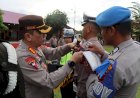 Kapolresta Deli Serdang Pimpin Apel Gelar Pasukan Ops Zebra Toba 2023