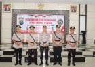 Kapolres Sergai.melaksanakan Pengukuhan, Penyerahan dan Serah Terima Jabatan Waka Polres, Kabaglog dan Kasat Reskrim Polres Serdang Bedagai