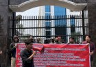 Aksi Kesebelas Kali Imakor Sumut Di Depan Kantor Kejaksaan Tinggi Sumatera Utara Belum Ada Tanda Keseriusan Memanggil Kadis Perkim Padang Lawas 