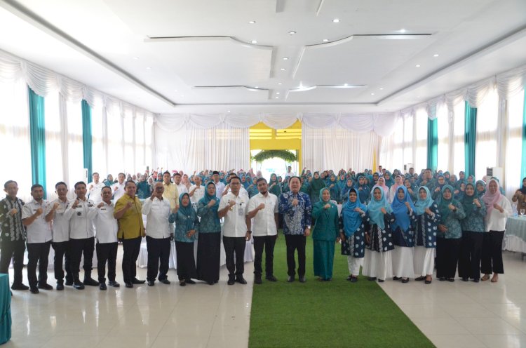 TP. PKK Sambut Kunjungan TP. PKK Provinsi Sumatera Utara di Gedung Adam Malik Kota Padangsidimpuan