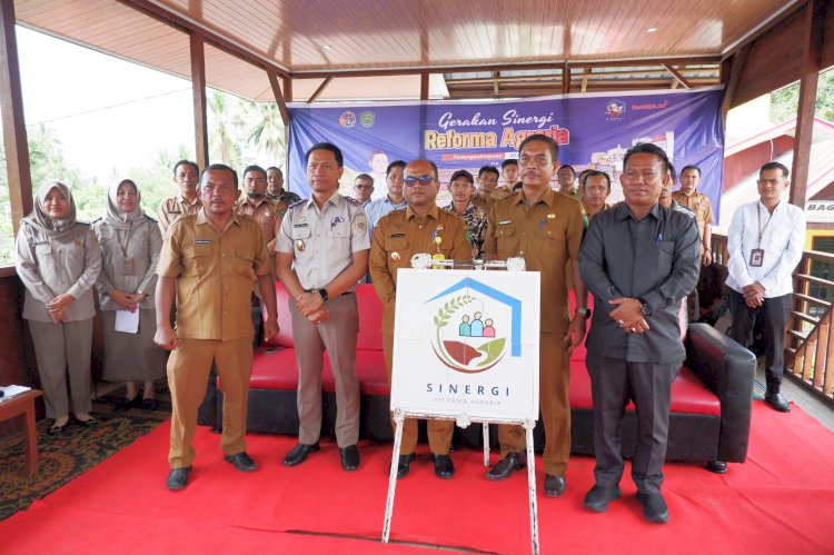 BPN Padangsidimpuan Lakukan Gerakan Sinergi Reforma Agraria Di Desa Sabungan Sipabangun