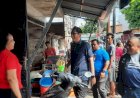 Sapa Masyarakat Polonia Rico Waas di Dampingi Ketua DPC Partai Demokrat Kota Medan Iswanda Ramli