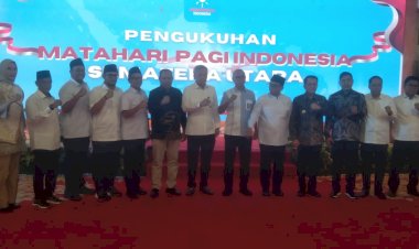 PW Matahari Pagi Indonesia Sumut Resmi Dikukuhkan, Agus Fatoni: "Bersinergi untuk Kemajuan Daerah"
